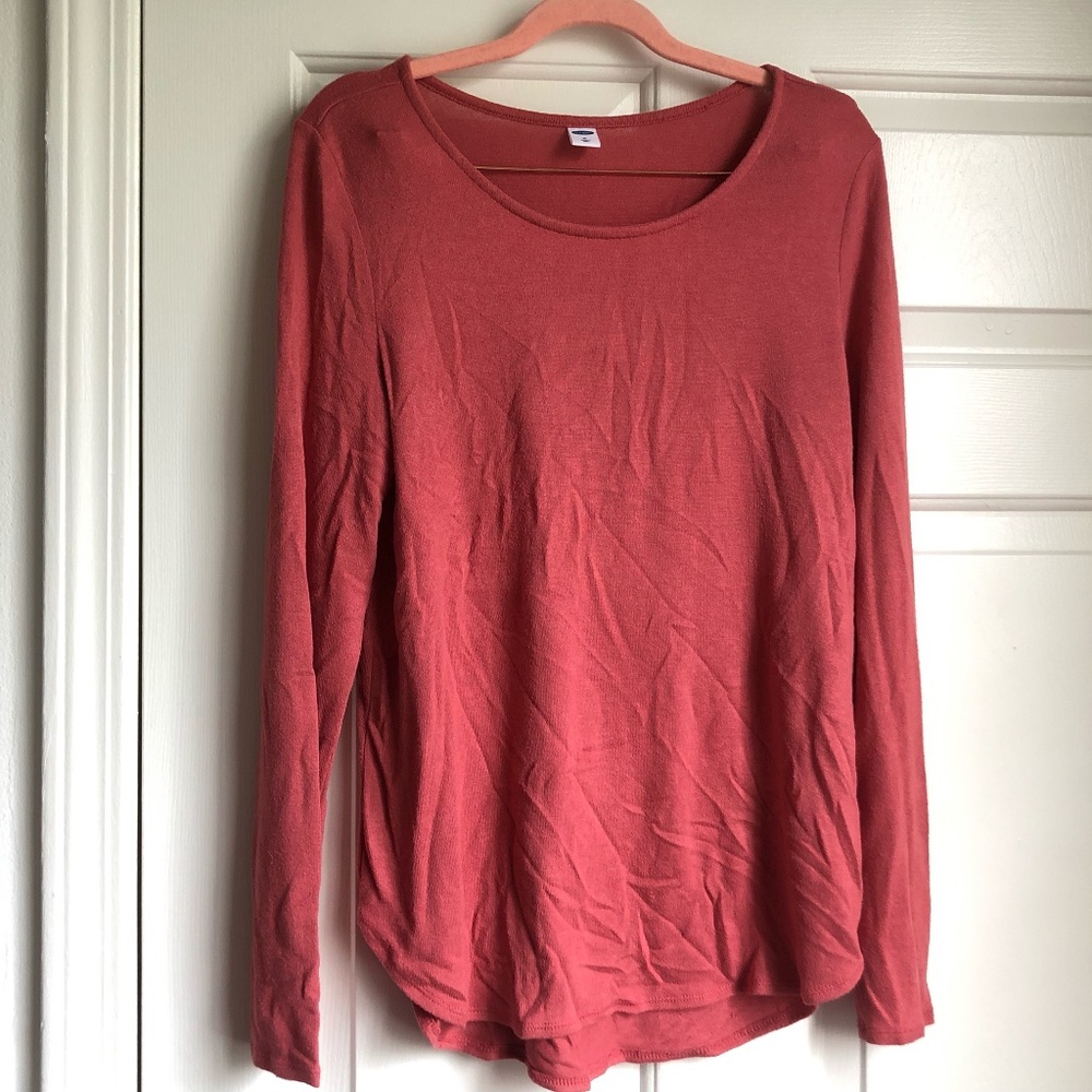 Old Navy Coral Thermal Shirt